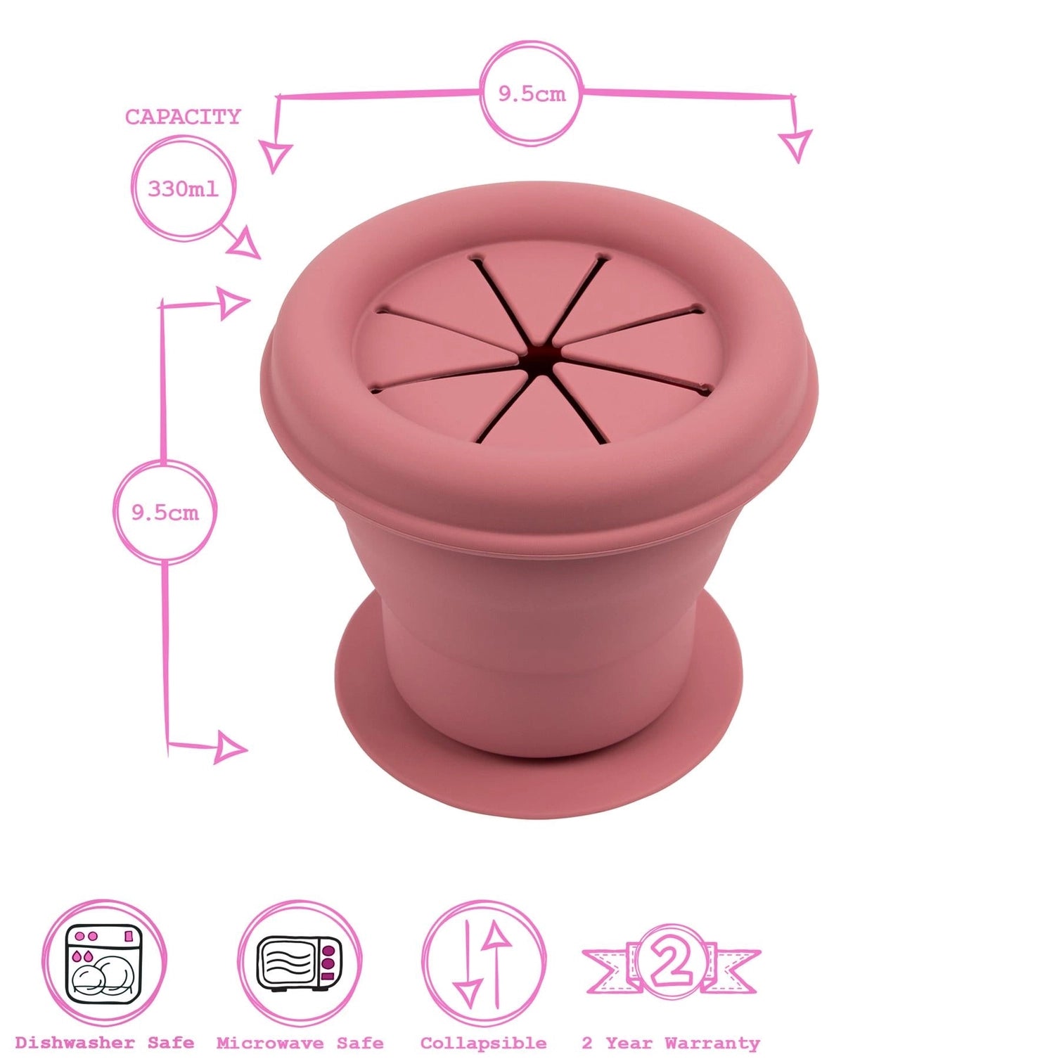 Baby Silicone Snack Pot