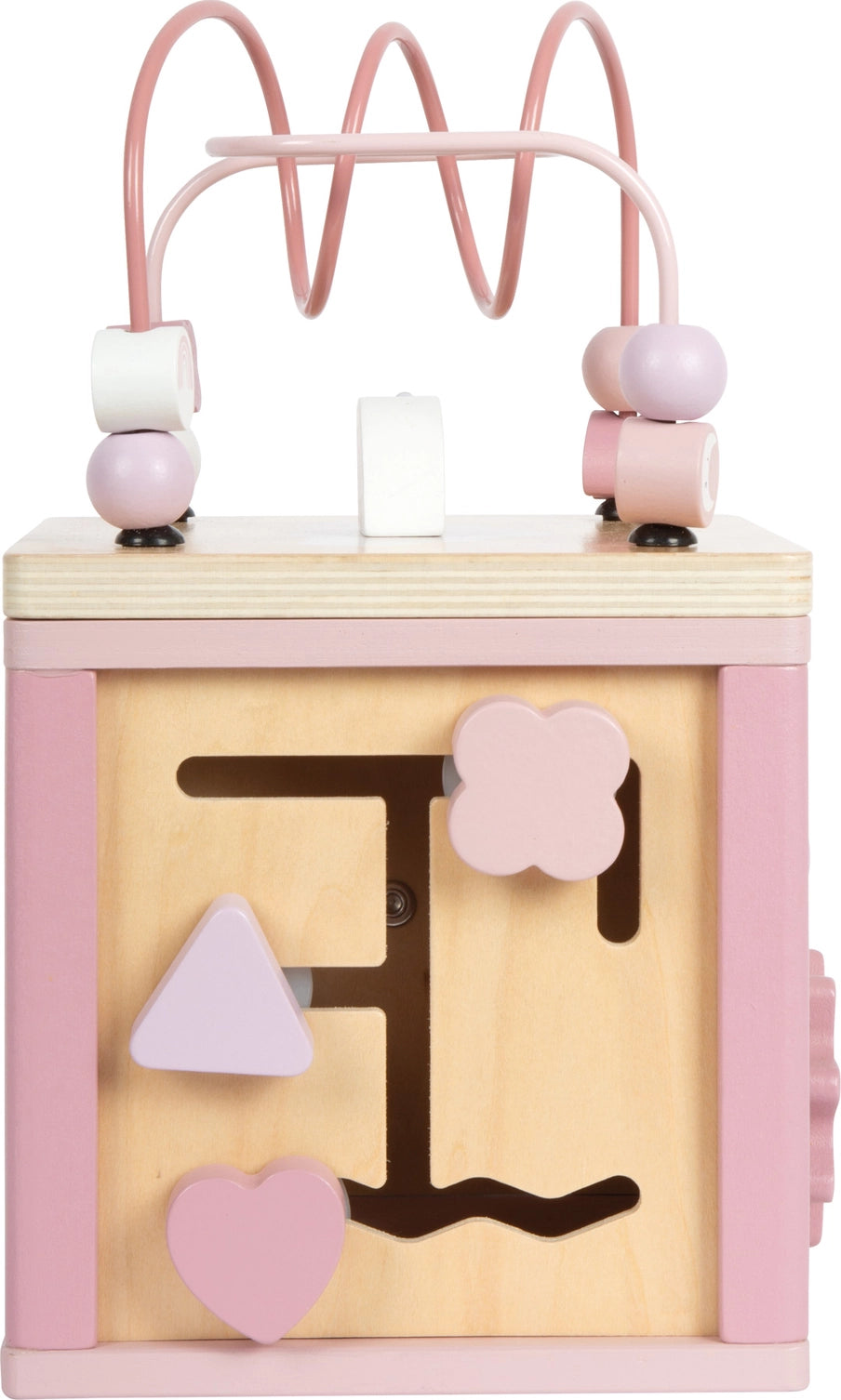 Activity Cube | Pink Wooden