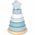 Rocking Ring Wooden Stacker | Blue