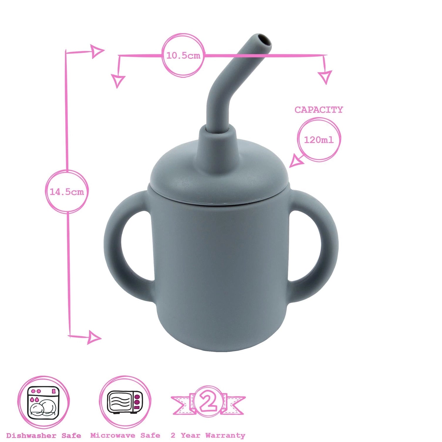 Baby Silicone 3in1 Sippy Cup