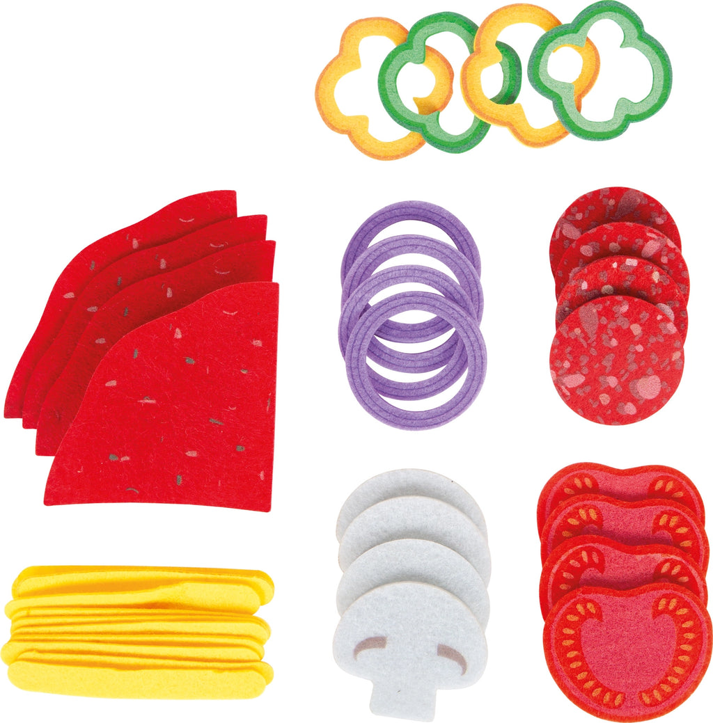 Pizza Set | With Toppings & Slice Cutter