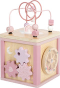 Activity Cube | Pink Wooden