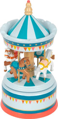 Horse Carousel Music Box | Blue