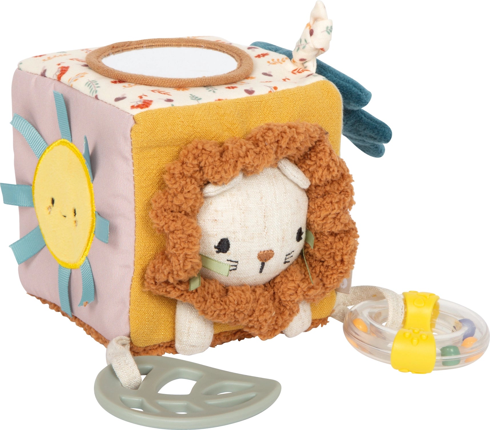 Little Lion Fabric Baby Toy Cube