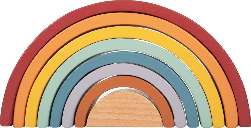 Rainbow Wooden Building Blocks