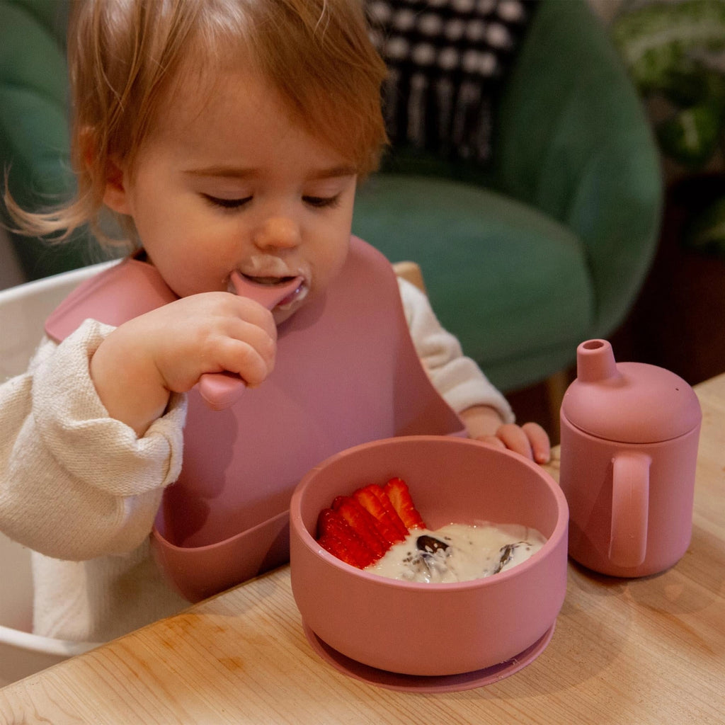 Baby Silicone Suction Bowl with Lid