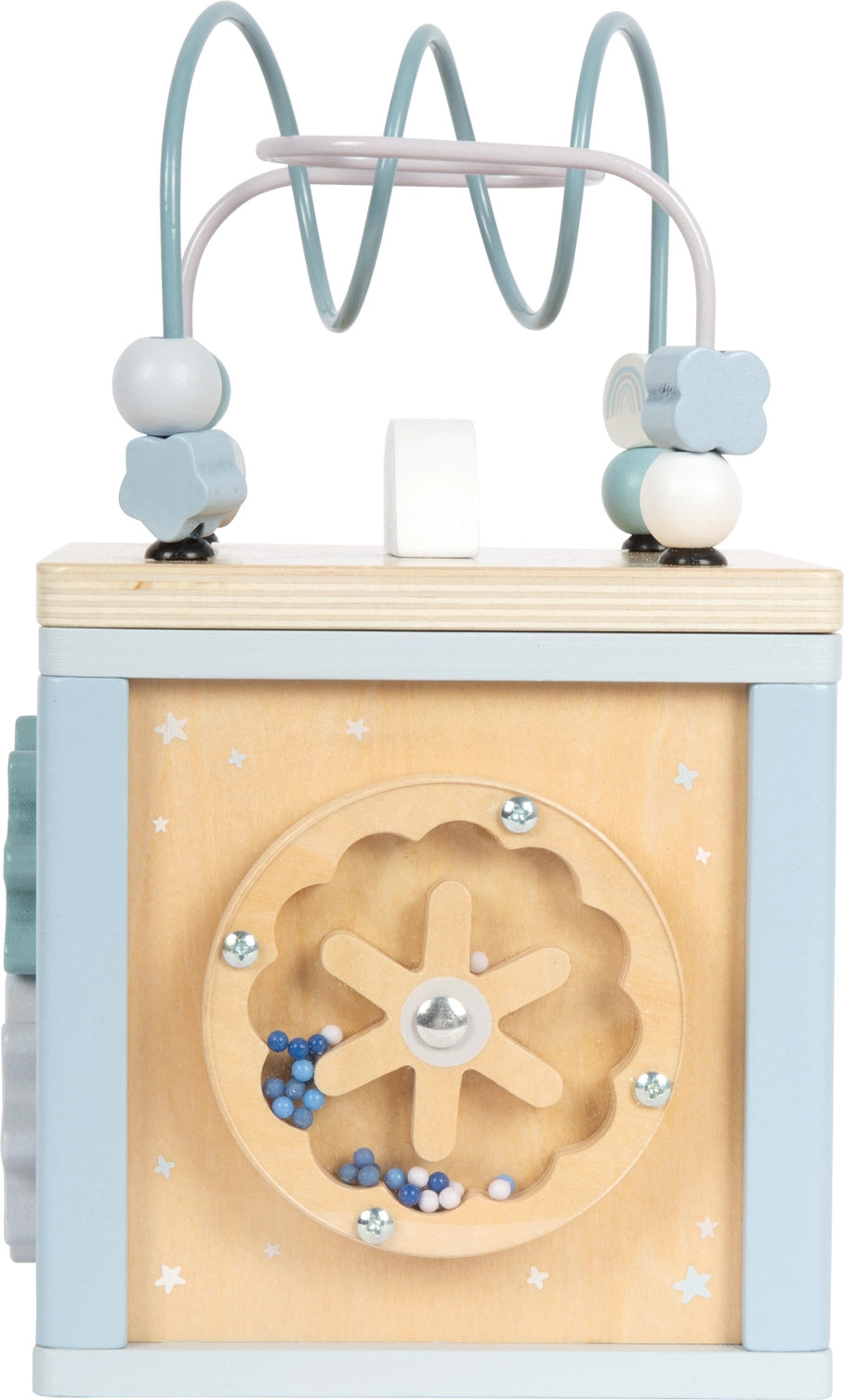 Activity Cube | Blue Wooden